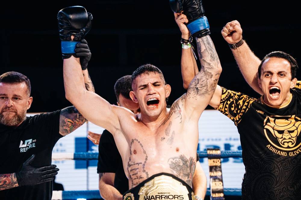 Kickboxing Profissional: Allysson Campos e Adriano Oliveira conquistam o cinturão no MT Warriors Championship