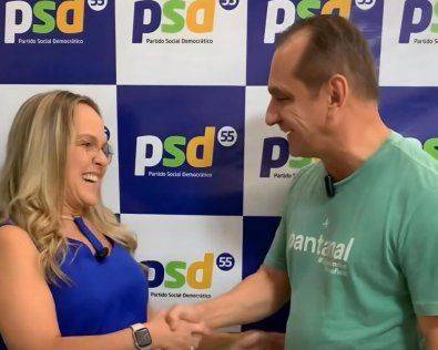 Wilson Santos endossa pré-candidatura de Natasha Slhessarenko ao governo em 2026