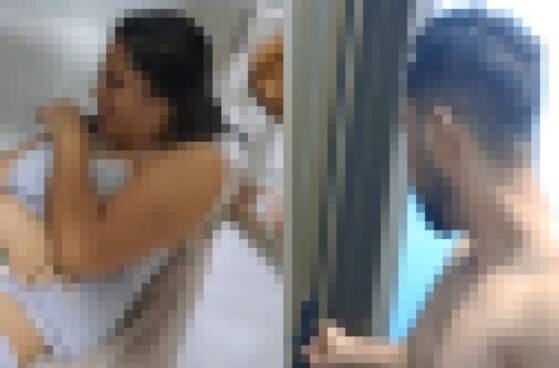 Homem pega em flagrante a traição de noiva vestida de baby doll com padre