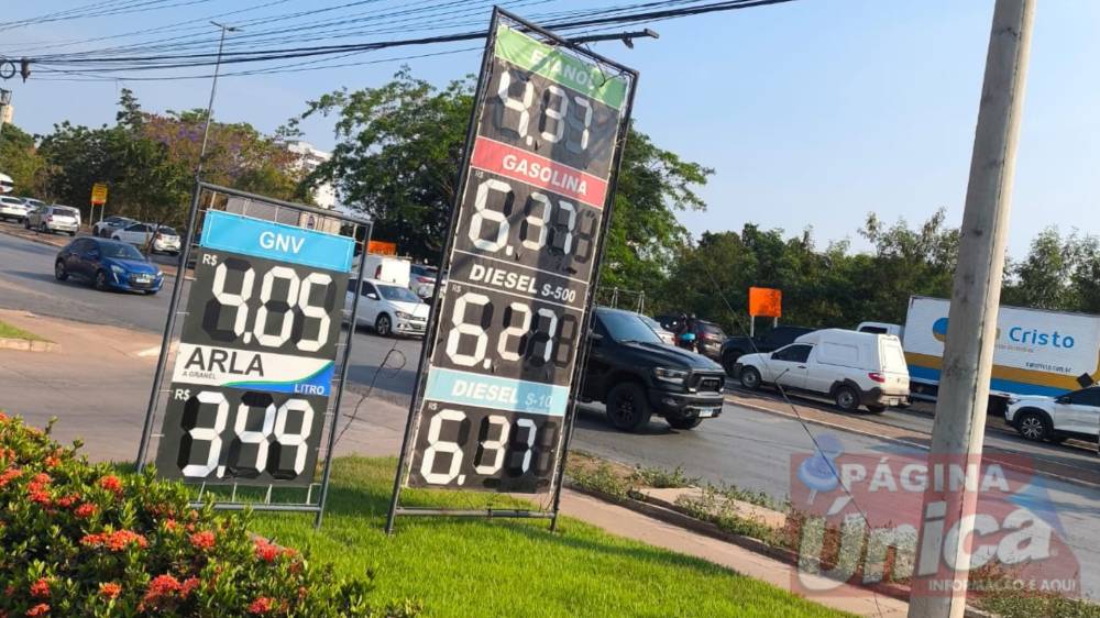 Gasolina cai R$ 0,10 em Cuiabá e redução da Petrobras tem pouco efeito para motoristas