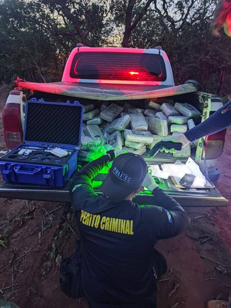 Forças de segurança prende homem com 210 quilos de maconha em Campo Novo do Parecis