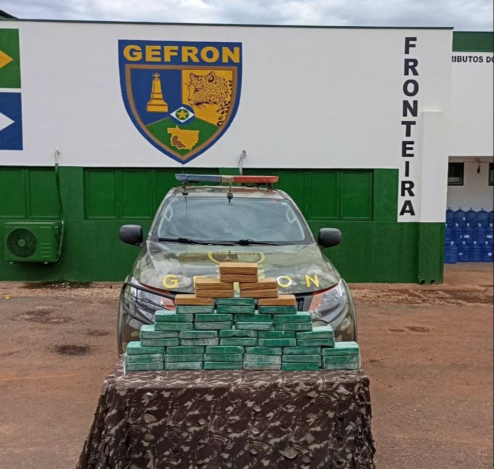 Gefron apreende 48 tabletes de cocaína em Porto Esperidião