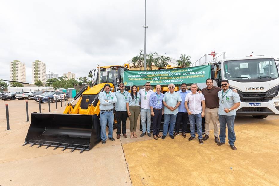 Prefeitura de Cuiabá recebe maquinário de governo para agricultura familiar