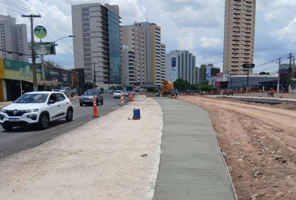 Obras do BRT avançam e causam novas interdições em vias estratégicas de Cuiabá