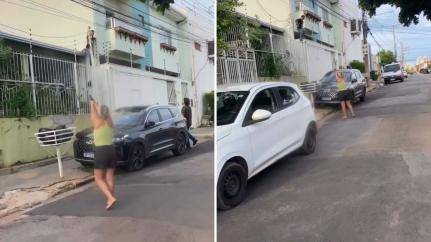 Mulher rende ladrão e impede invasão a imóvel 