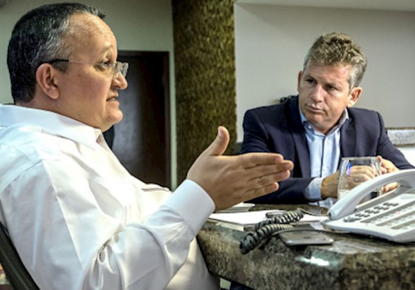 Mauro Mendes articula com Taques para manter o Fethab, uma fonte de recursos que estava prevista ser extinta no final deste ano