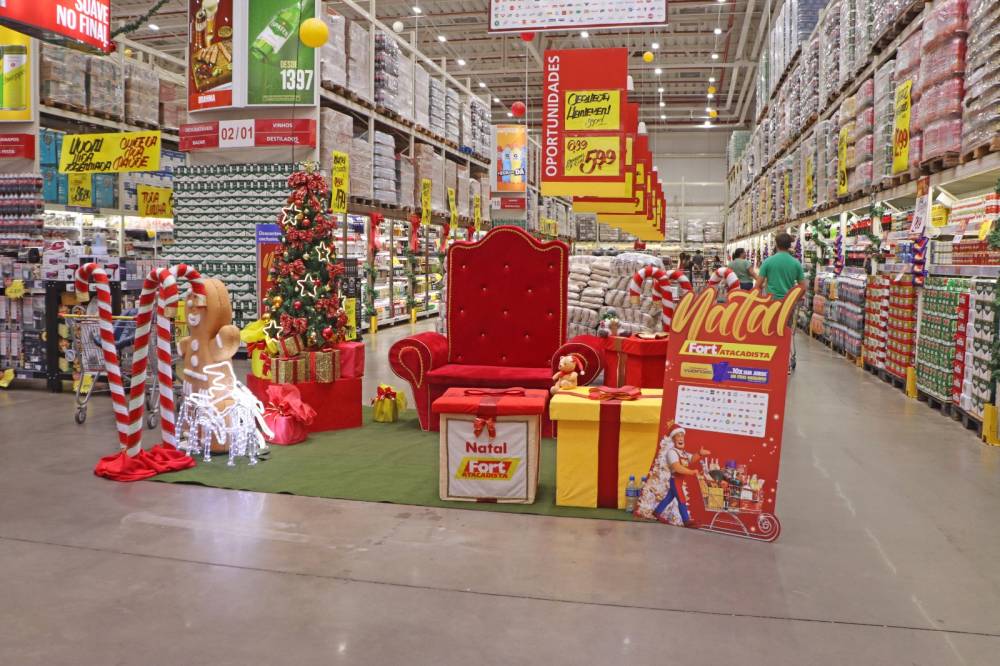 Fort Atacadista em Cuiabá recebe o Papai Noel neste sábado (06)