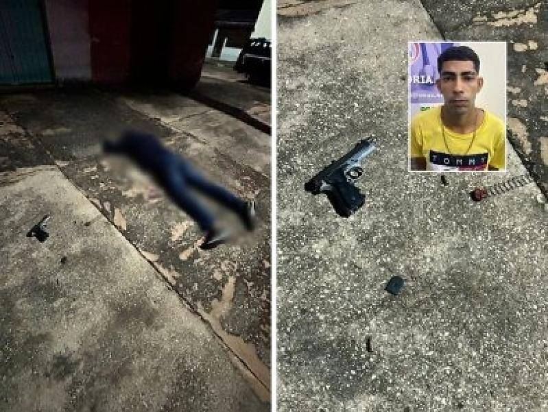 Criminoso morre após atirar contra a PM durante perseguição 