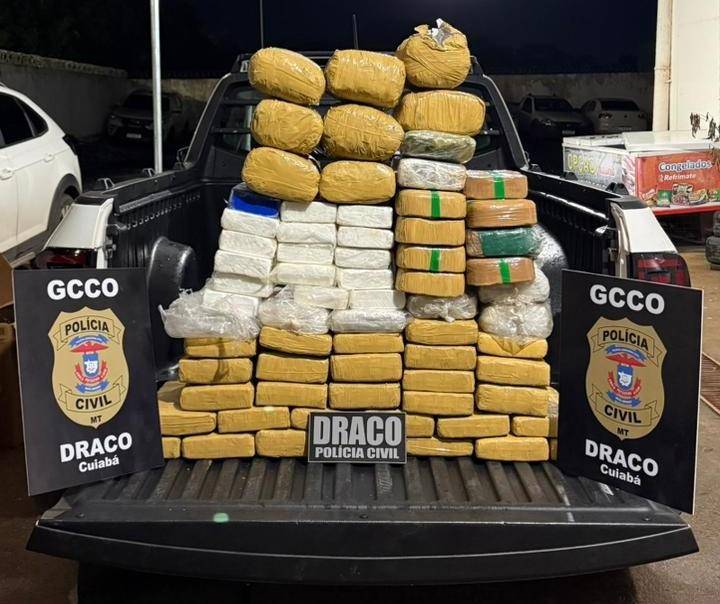 Polícia prende homem com 96 tabletes de drogas em casa na Morada do Ouro