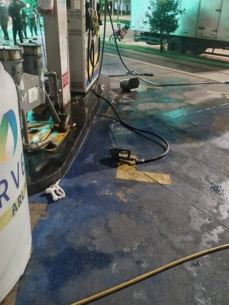 Homem tenta incendiar posto de combustíveis em Rondonópolis e acaba preso