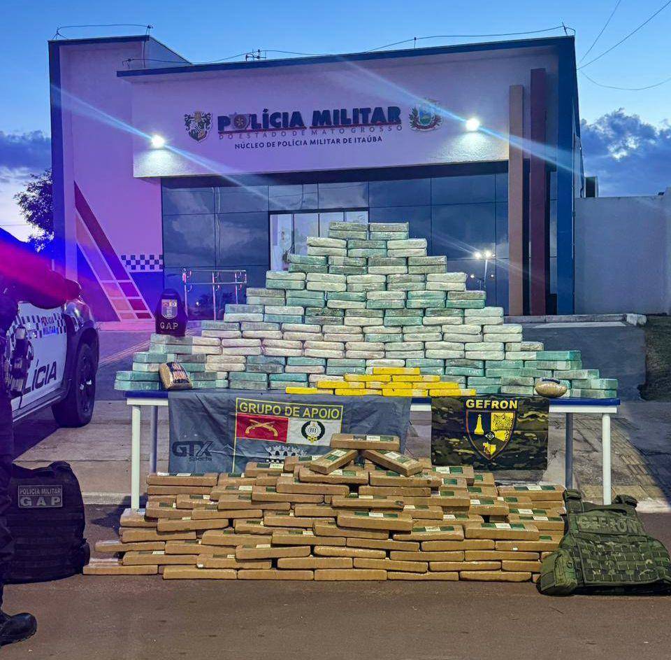 Homem é preso com  398 tabletes de drogas em Itaúba 
