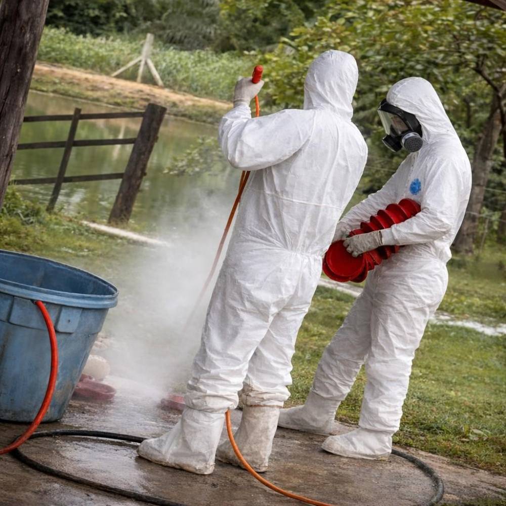 Dez equipes do Indea vão percorrer mais de 300 propriedades rurais  em Acorizal para combater foco de Gripe Aviária 