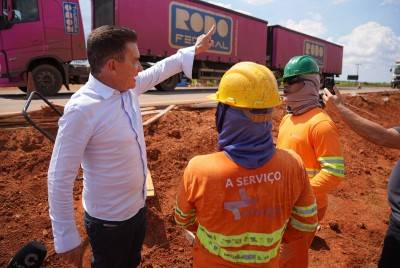 Sérgio Ricardo faz auditoria presencial nas obras da BR-163 em Mato Grosso