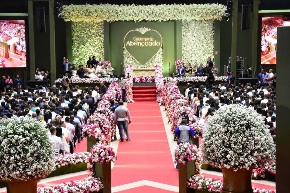 Casamento Abençoado acontece hoje no Ginásio Aecim Tocantins