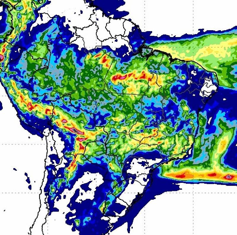 INMET coloca Mato Grosso sob alerta de perigo por chuvas intensas