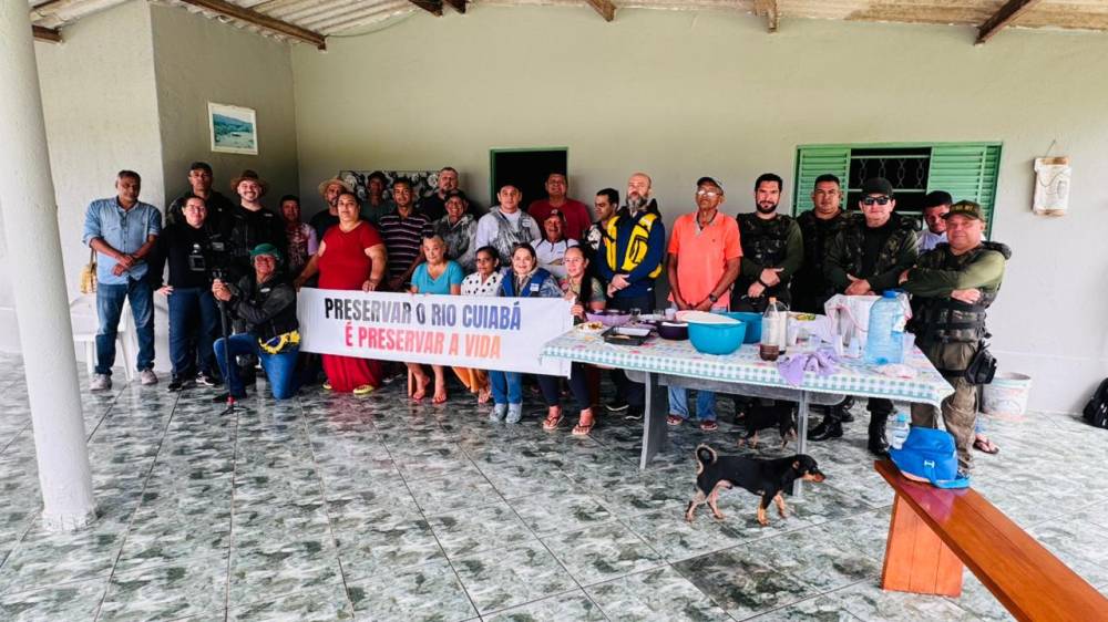 Wilson Santos percorre Rio Manso e reúne com ribeirinhos e pescadores de Chapada dos Guimarães