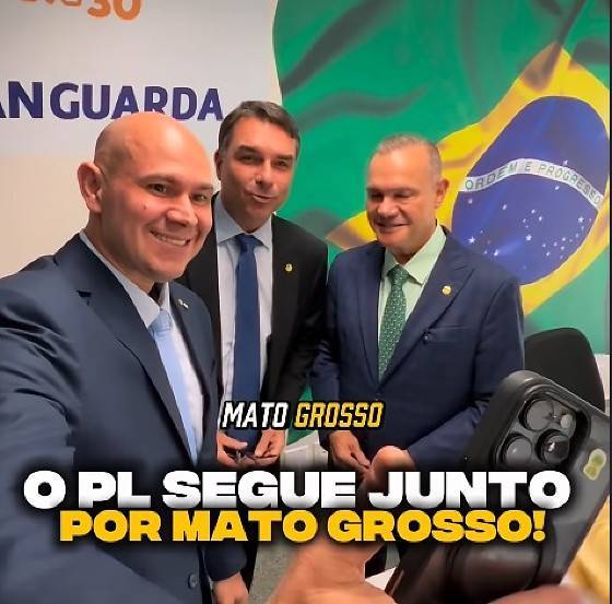 PL libera Abílio para apoiar 2 candidatos ao governo: Wellington Fagundes e Otaviano Pivetta 