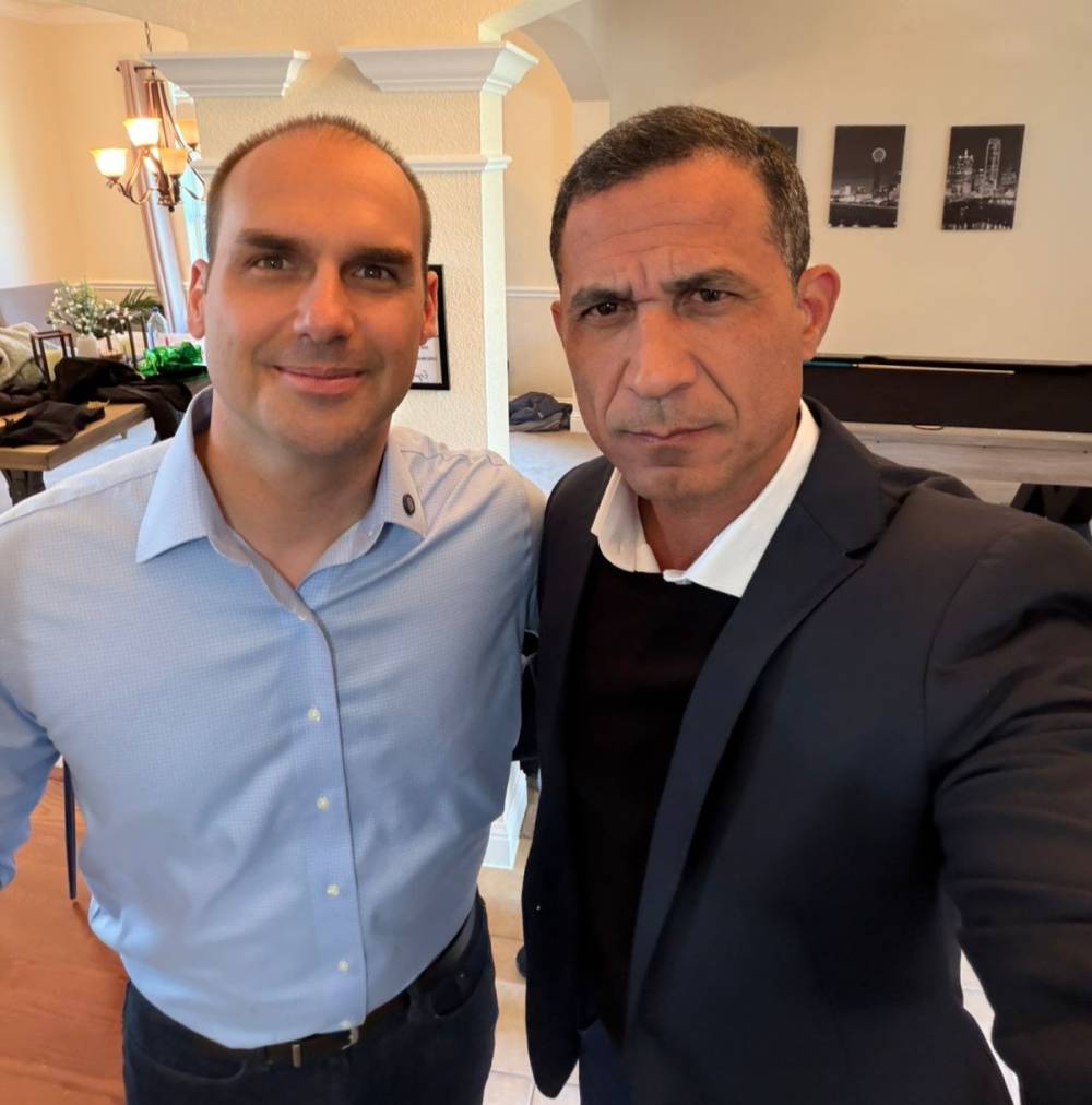 Deputado Coronel Assis se reúne com Eduardo Bolsonaro nos EUA 