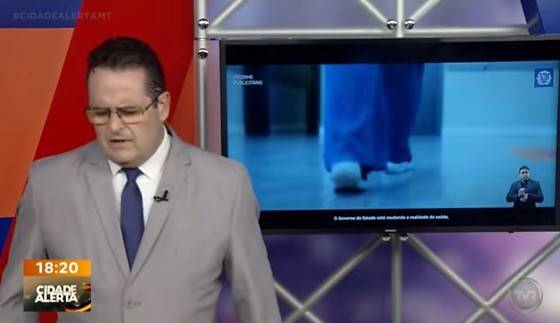 Apresentador passa mal ao vívo na TV Vila Real