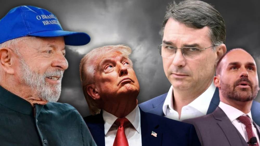 Flávio Bolsonaro pede ajuda a Trump para se eleger presidente