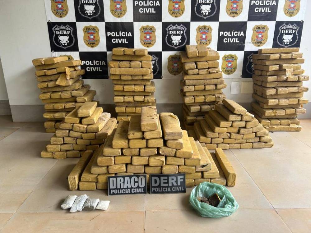 Faccionado  é preso com 305 tabletes de maconha enterrados nos fundos de imóvel em Rondonópolis