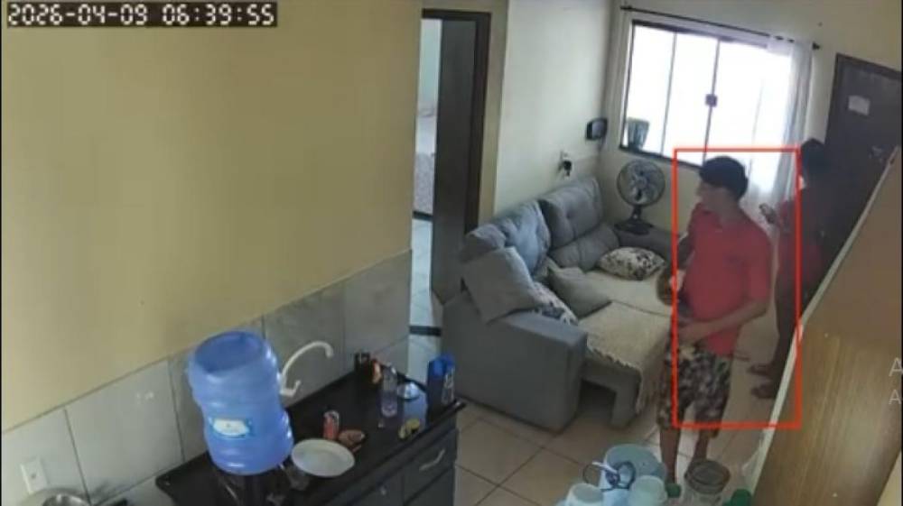 Câmeras filmam suspeito de matar jovem em Sinop