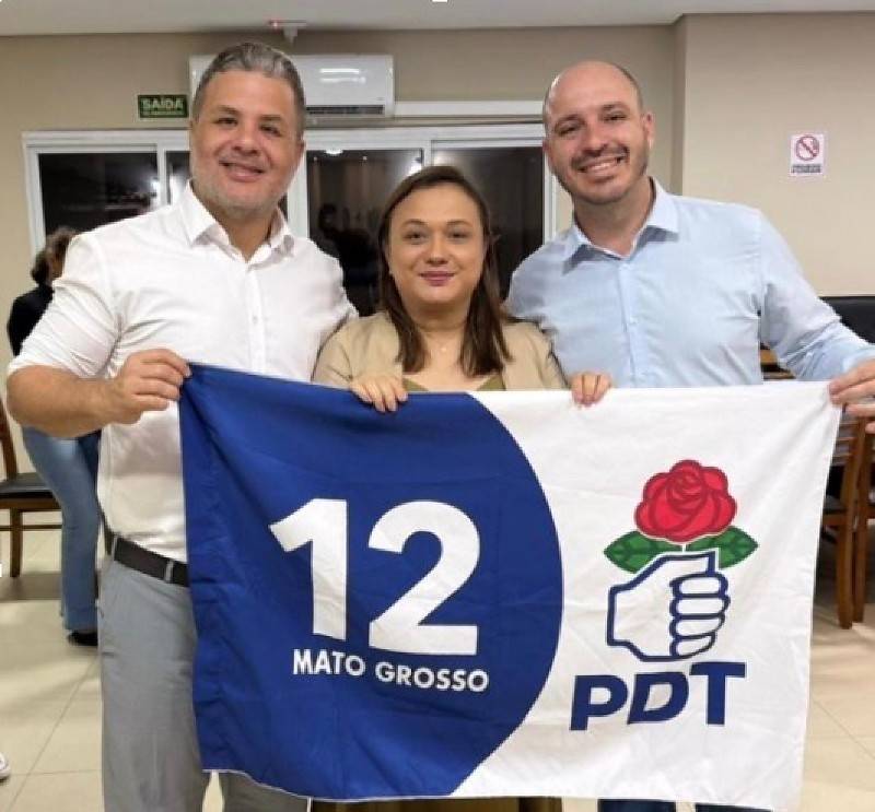 PDT oficializa Caiubi Kuhn ao governo e Diogo Botelho ao Senado em MT