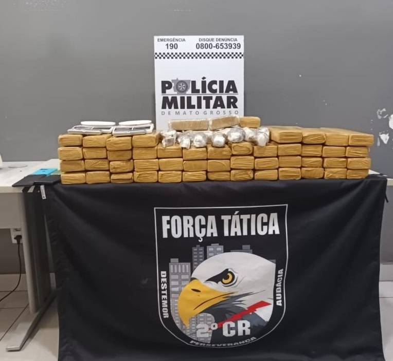 Quatro homens são presos no Grilo São João em Várzea Grande com 47 tabletes de entorpecentes 