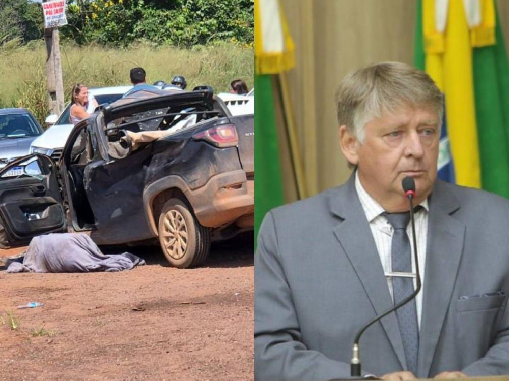 Presidente da Câmara de Sinop Remídio Kuntz morre em acidente de carro