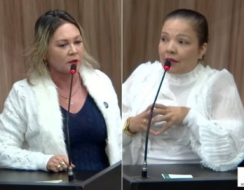Vereadoras de VG, Rosy Prado e Gisa, batem boca e trocam acusações em sessão na Câmara