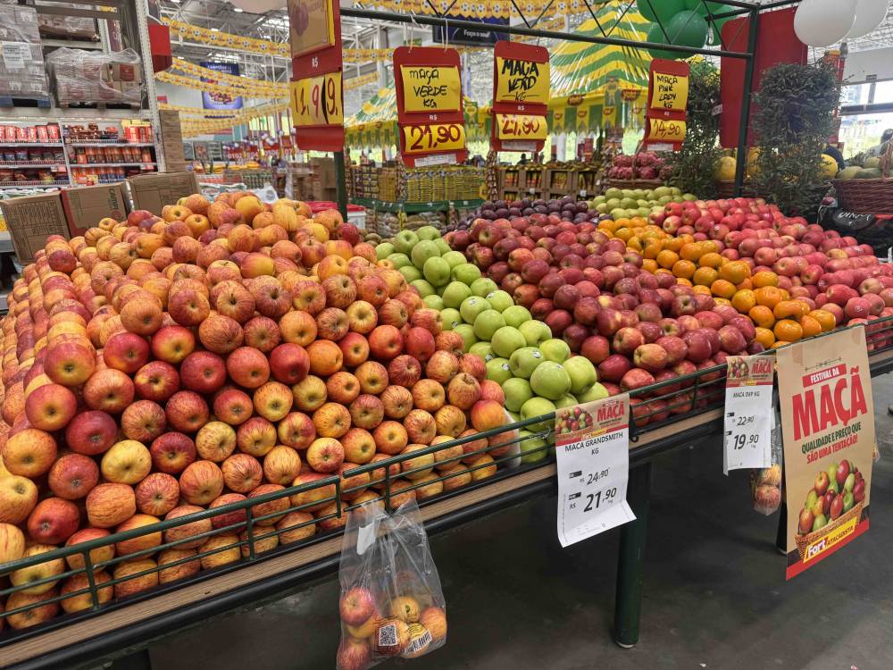 Atacadista realiza ‘Festival da Maçã’ com preços especiais e incentivo à alimentação saudável