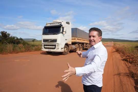 A MT 170 virou farelo e ela custou milhões, afirmou o presidente do TCE-MT em vistoria à rodovia