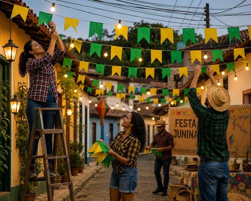 Energisa alerta para perigos da rede elétrica em arraiais, decorações e comemorações da Copa
