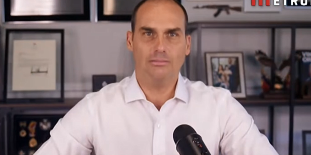 Eduardo Bolsonaro desafia STF após condenação: “Mandem cumprir a sentença nos Estados Unidos”