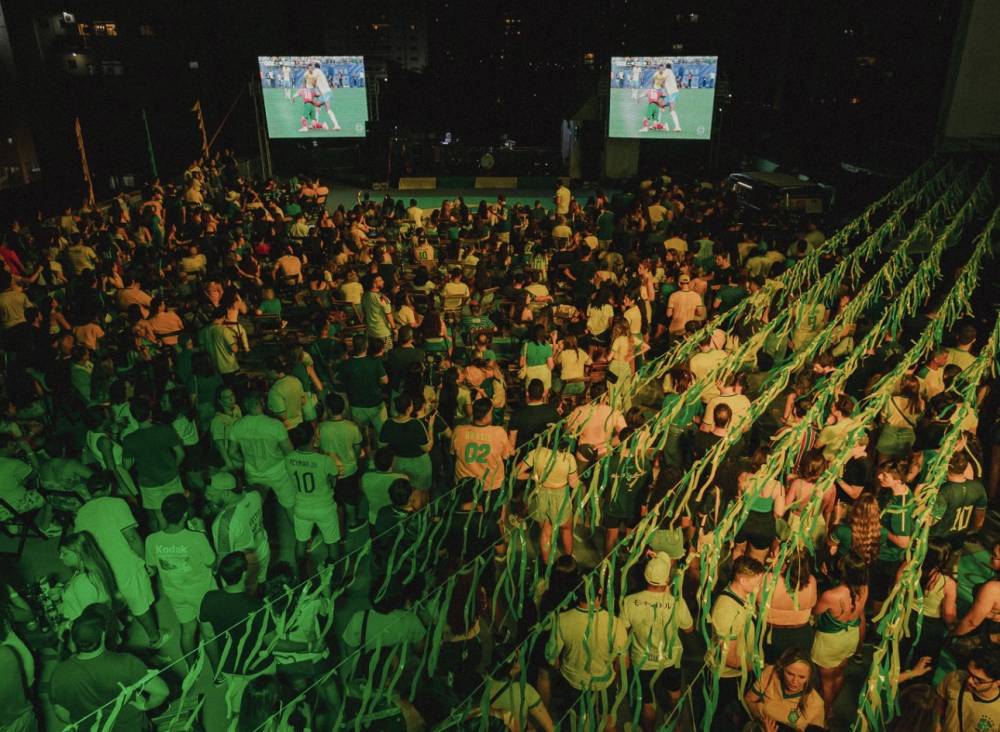 Torcida Rock  agita jogo entre Brasil x Escócia no Goiabeiras nesta quarta-feira (24)