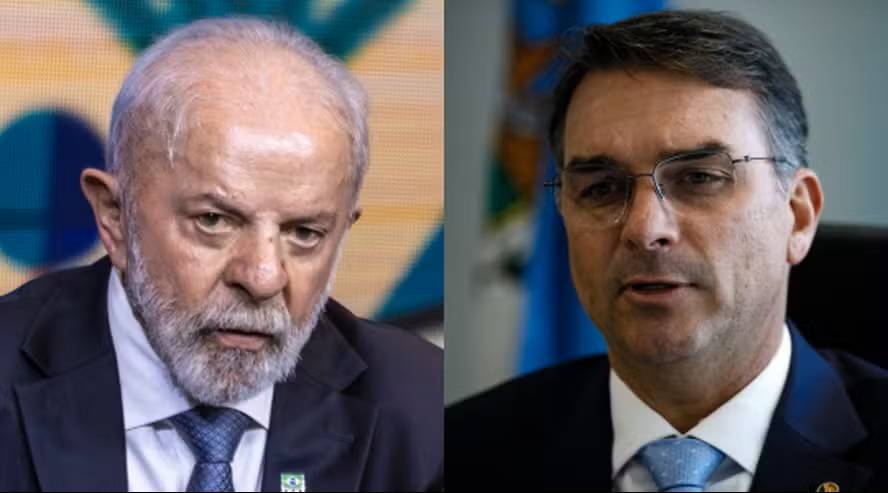 Genial/ Quaest: Lula lidera 1º e 2º turnos, mas Flávio cresce
