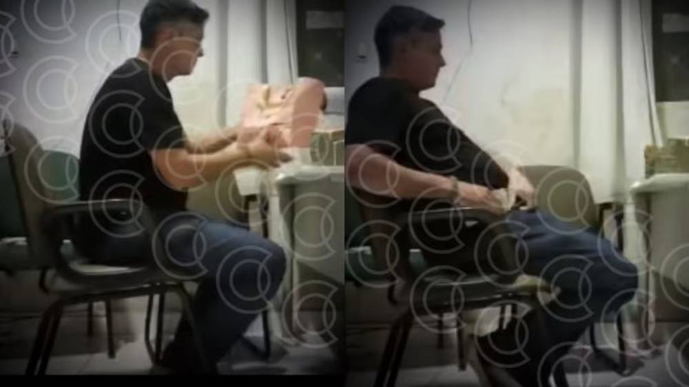 Exclusivo: vídeo mostra presidente do DAE recebendo maços de dinheiro e colocando no bolso; veja