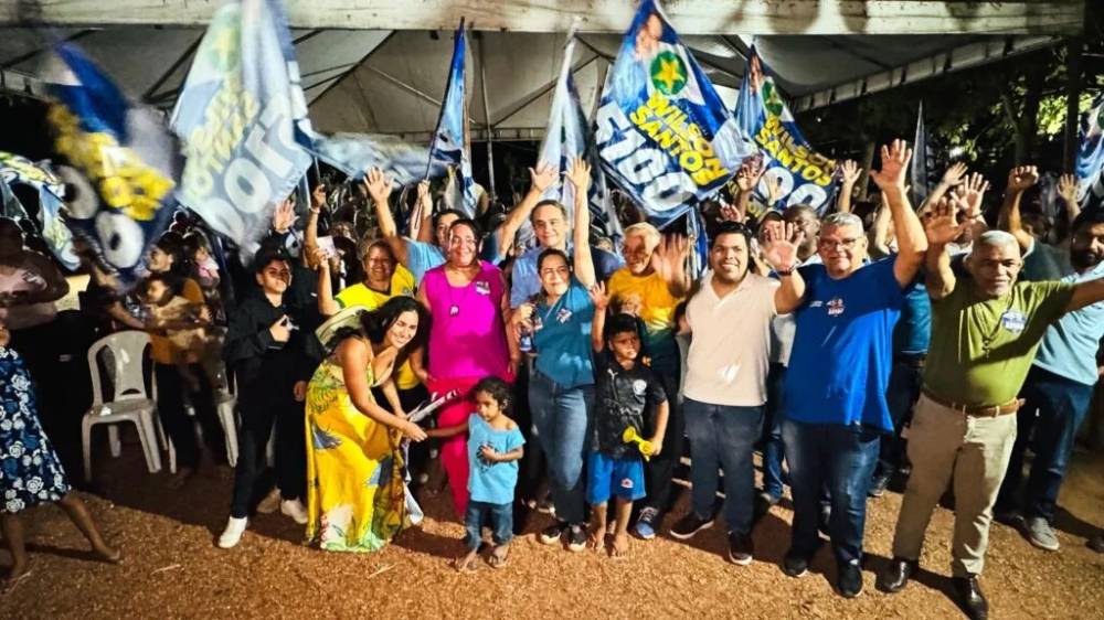 Wilson Santos é recebido por multidão em Bom Sucesso - Várzea Grande