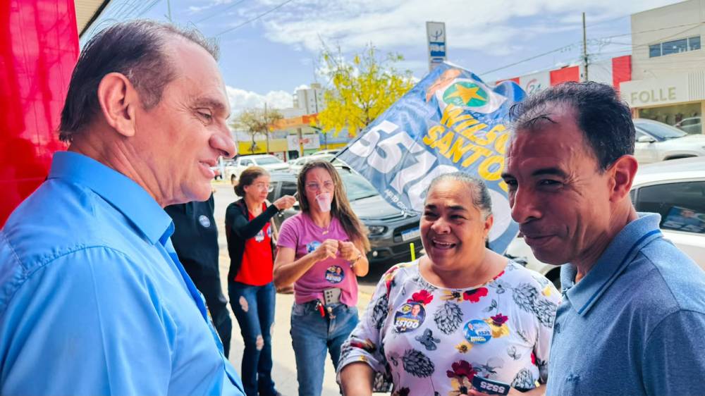 Wilson Santos é recebido com forte apoio popular em Tangará da Serra