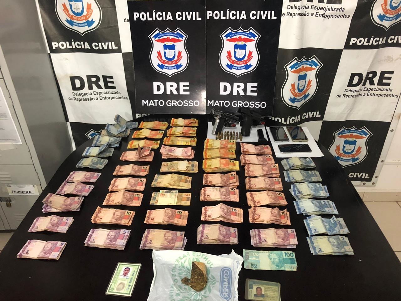 LAÇOS DE FAMÍLIA: Pai, filho e sobrinho acusados de integrar facção são presos durante investigação de tráfico de drogas