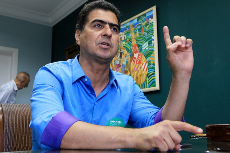 NÃO TOMA JEITO!  Mais uma licitação de Emanuel Pinheiro é suspensa pelo TCE; sequência de certames colocados sob suspeita já chama atenção da sociedade