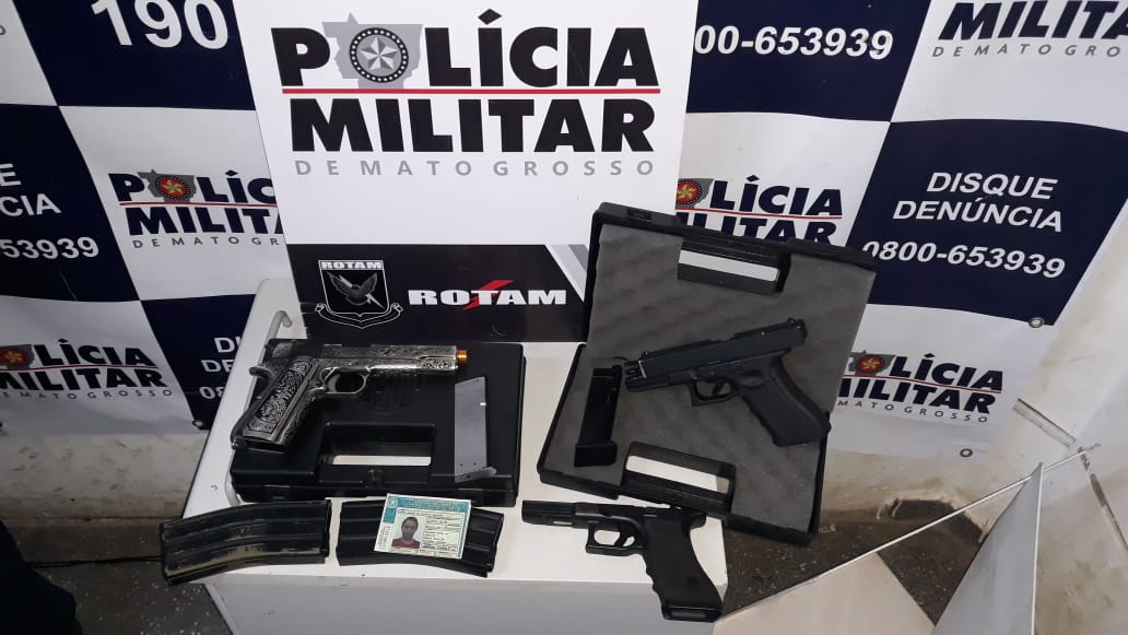 Operação “Choque de Ordem” apreende drogas, maletas com pistolas e recupera veículos