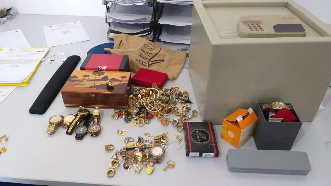 Ação conjunta recupera mais de R$ 100 mil em jóias furtadas no interior