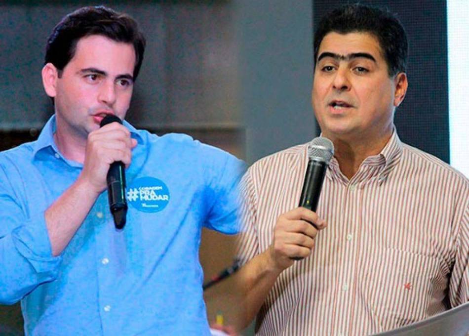 Emanuel Pinheiro insinua que seu rival Fábio Garcia faz parte de empresa que deixou obras mal feitas e diz que “Cuiabá merece construtoras melhores”