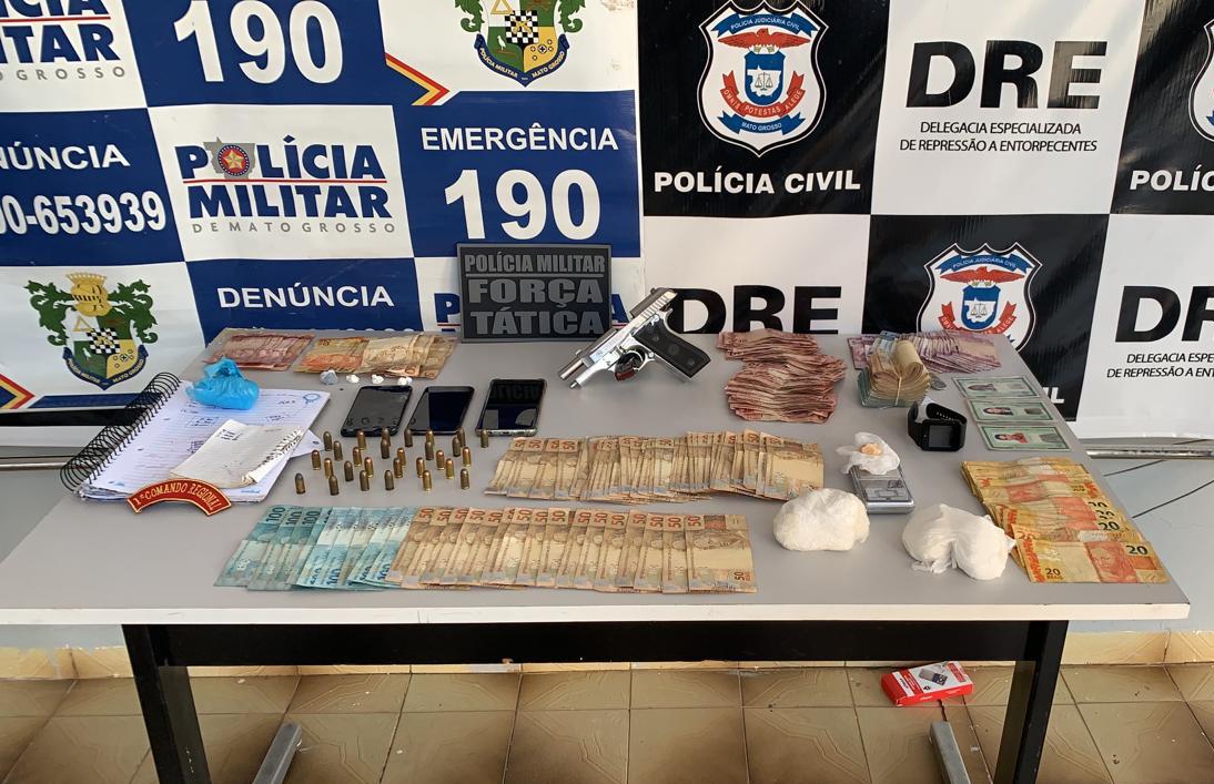 Operação integrada  cumpre 10 mandados e fecha pontos de venda de drogas na Capital