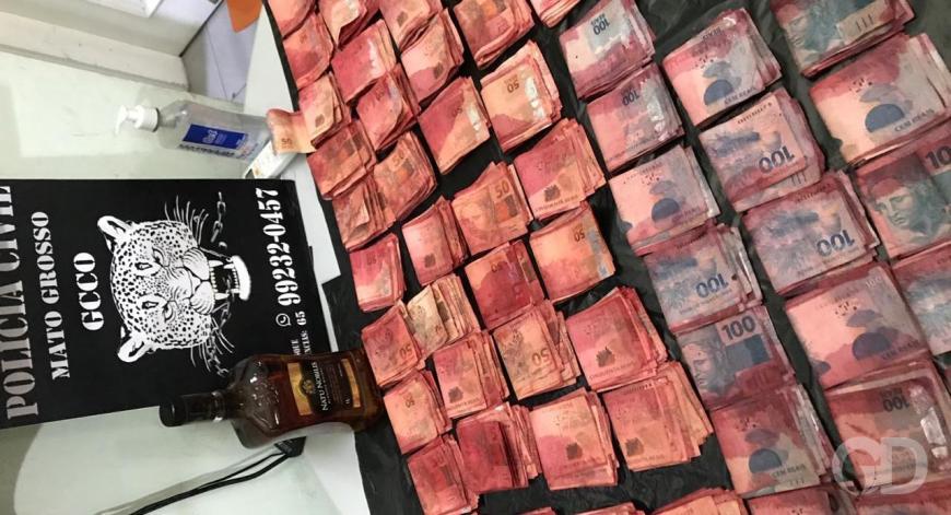  Após prisão de 7 assaltantes de caixa eletrônico do BB, mais três pessoas são presas lavando dinheiro manchado com uísque