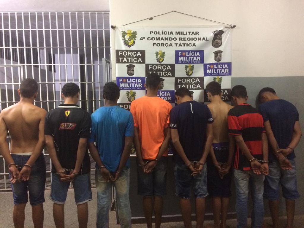 Grupo é preso por assalto violento em chácara de Rondonópolis