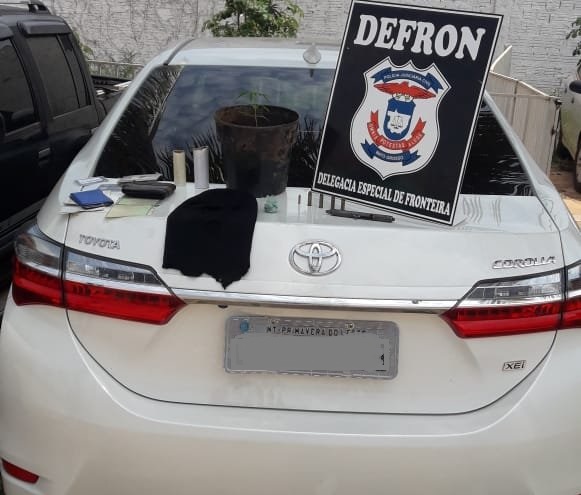 DESFILANDO: Suspeito é preso em Cáceres em posse de veículo roubado em Primavera do Leste