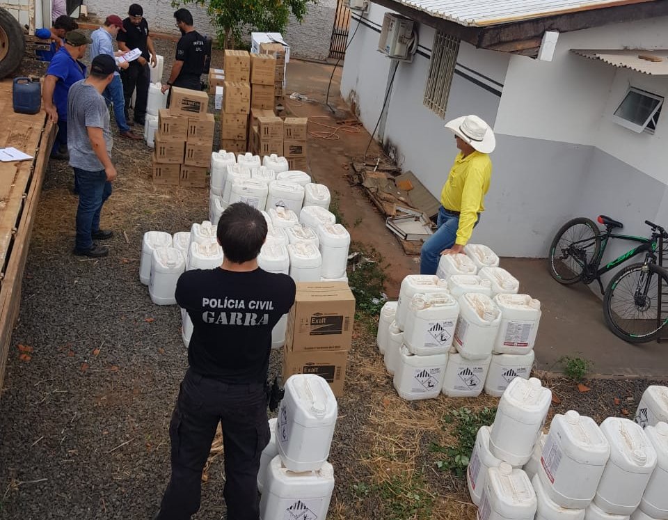  Bandidos que roubam defensivos e camionetes no “quadrilátero da soja” em MT são alvos de operação do Gaeco