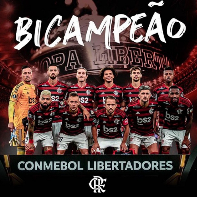  Com virada sensacional, Flamengo é Campeão da Libertadores, com 2 gols do Gabigol